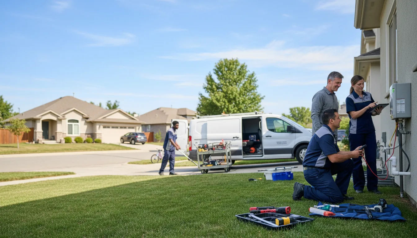 Tankless water heater service in Labolt, SD